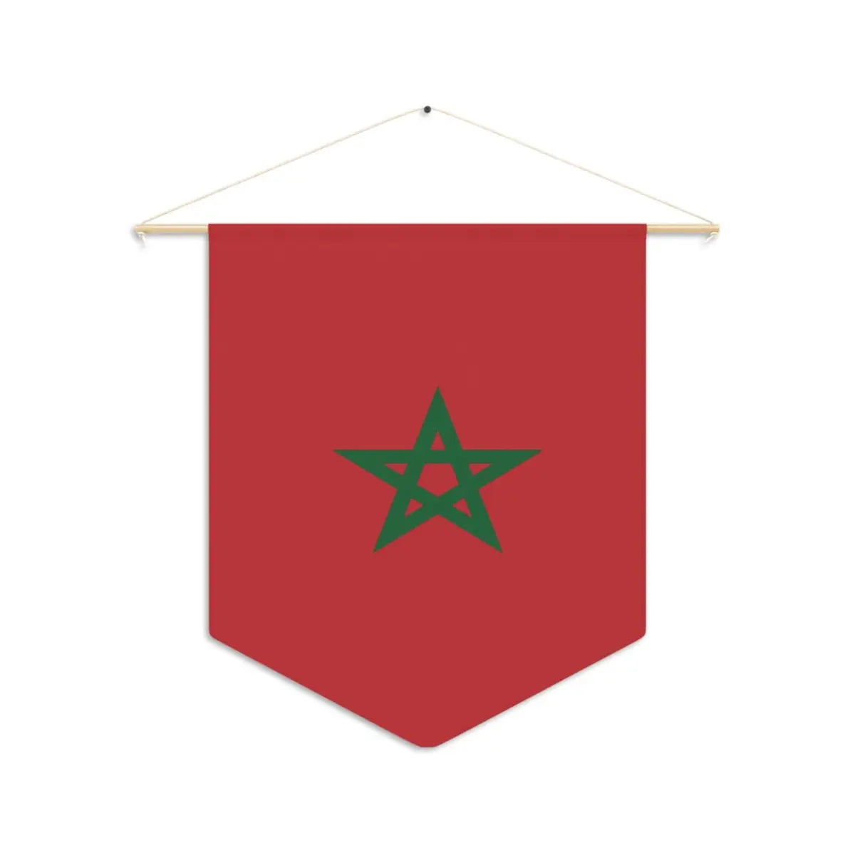 Fanion drapeau maroc en polyester - pixelforma