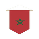 Fanion drapeau maroc en polyester - pixelforma