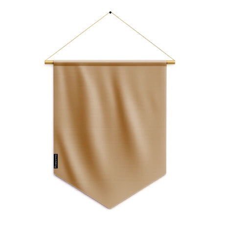 Fanion drapeau marron en ployester - pixelforma