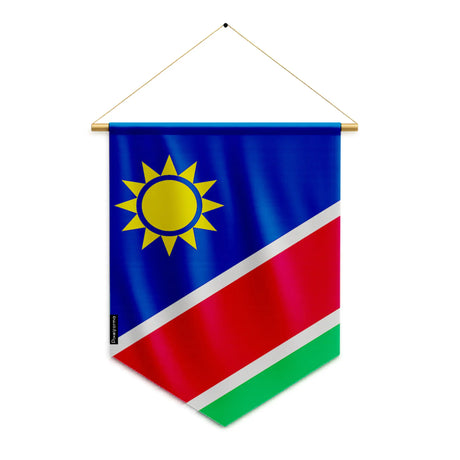 Fanion drapeau namibie polyester à suspendre résistant