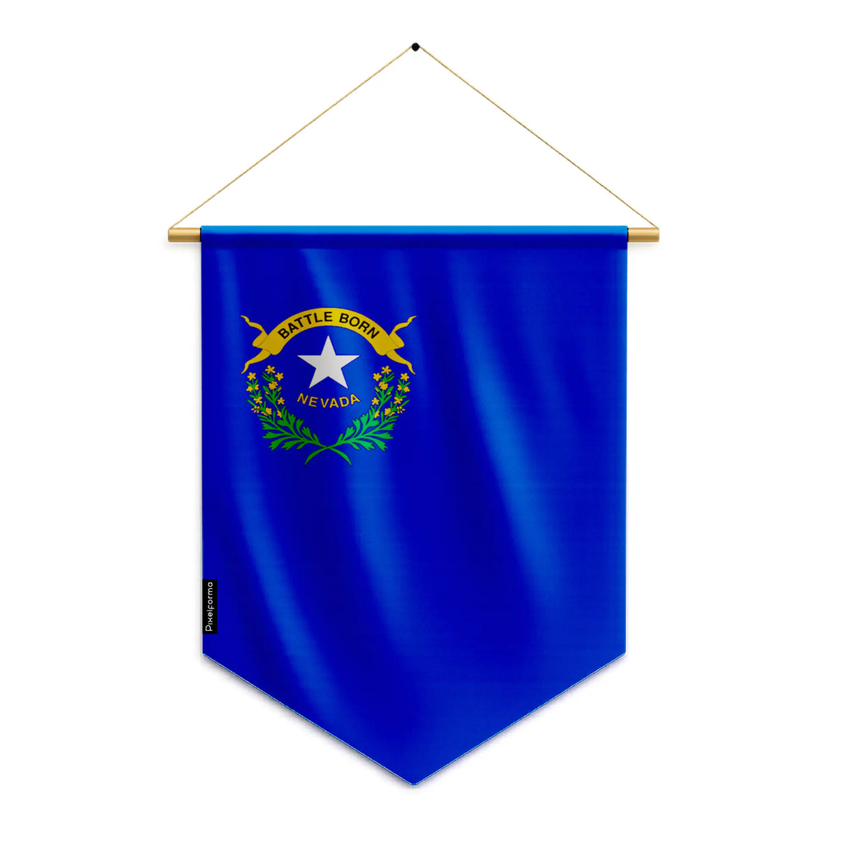 Fanion drapeau nevada à suspendre en polyester durable