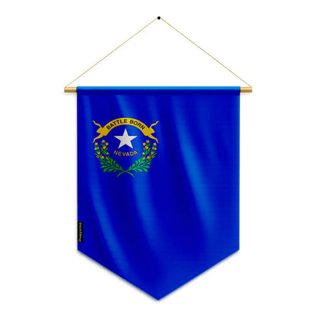 Fanion drapeau nevada à suspendre en polyester durable