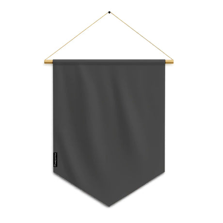 Fanion drapeau noir en ployester - pixelforma