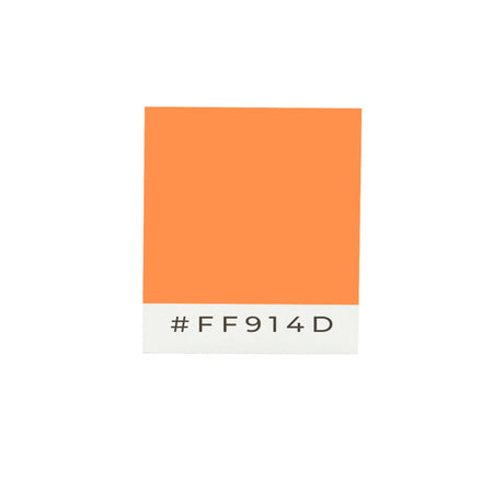 Fanion drapeau orange en ployester - pixelforma