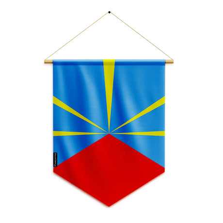 Fanion drapeau réunion en polyester - pixelforma