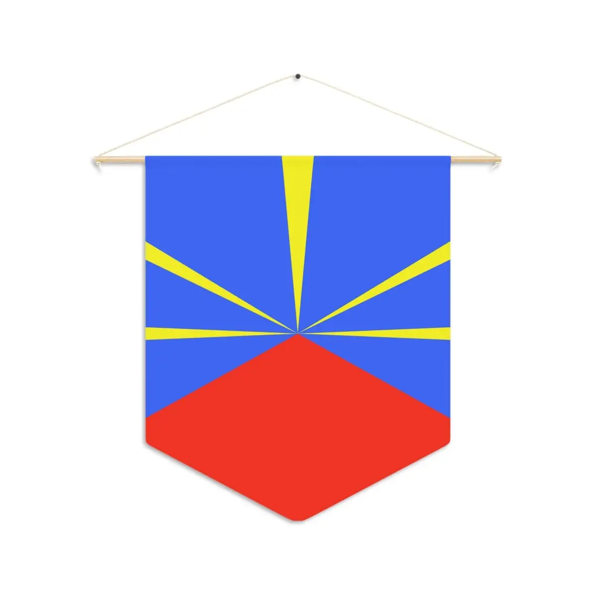 Fanion drapeau réunion en polyester - pixelforma