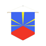 Fanion drapeau réunion en polyester - pixelforma