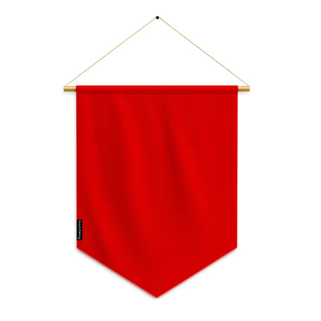 Fanion drapeau rouge en ployester - pixelforma