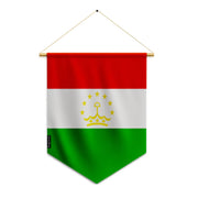 Fanion drapeau tadjikistan polyester à suspendre résistant