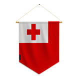 Fanion drapeau tonga polyester à suspendre usage répété