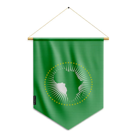 Fanion drapeau union africaine en ployester - pixelforma