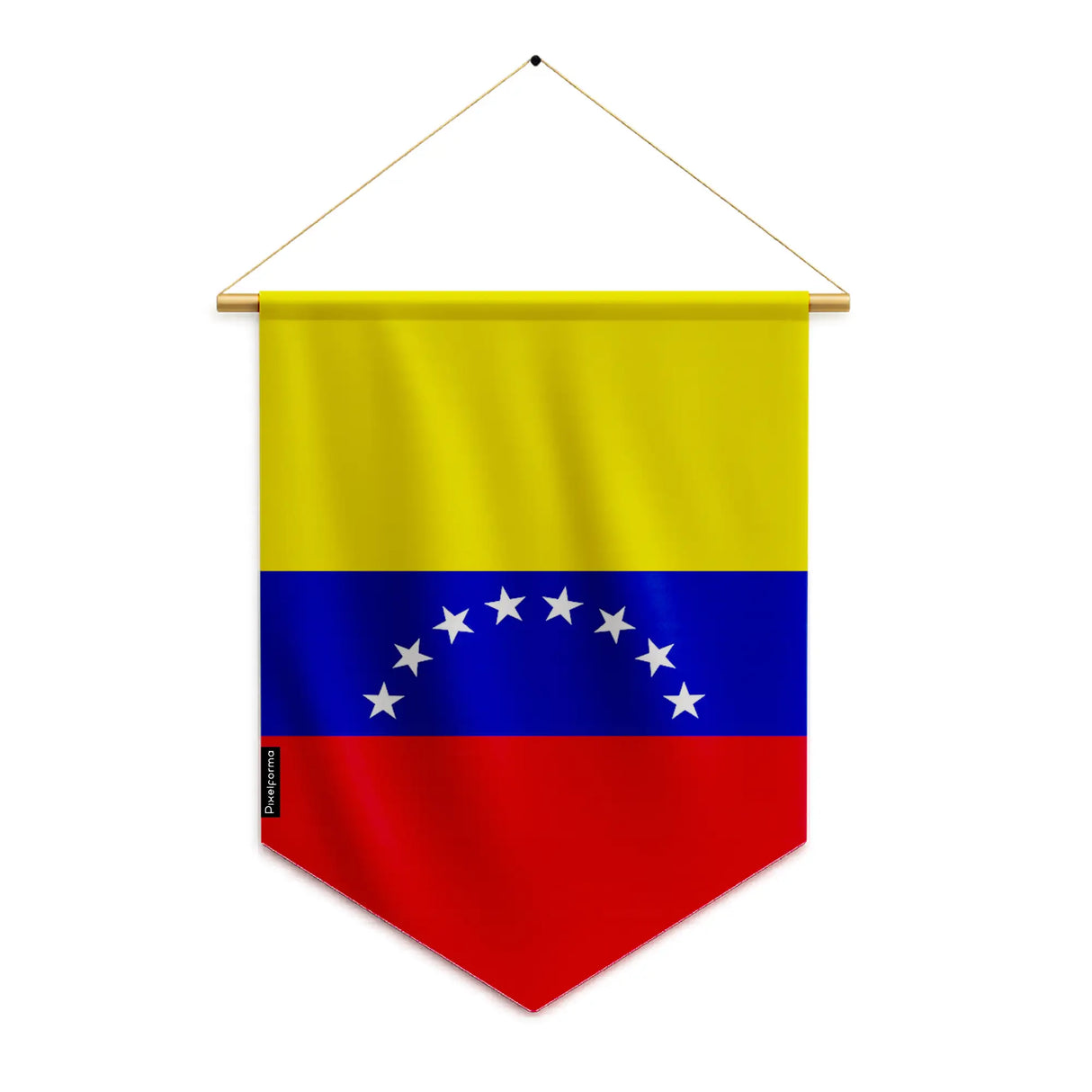Fanion drapeau venezuela polyester à suspendre résistant