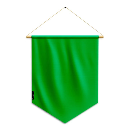 Fanion drapeau vert foncé en ployester - pixelforma
