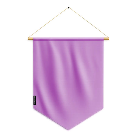Fanion drapeau violet clair en ployester - pixelforma