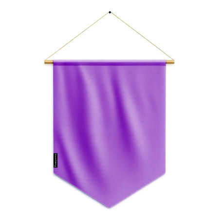 Fanion drapeau violet en ployester - pixelforma
