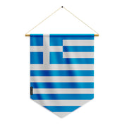 Fanion grèce en polyester à suspendre résistance usages répétés