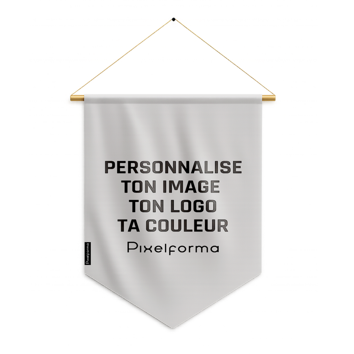 Fanion personnalisé france polyester impression nette durable