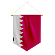Fanion qatar polyester à suspendre usage intérieur extérieur