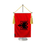 Fanion table drapeau albanie en polyester