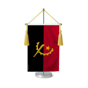 Fanion table drapeau angola en polyester
