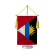 Fanion table drapeau antigua-et-barbuda en polyester
