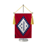 Fanion table drapeau arkansas en polyester