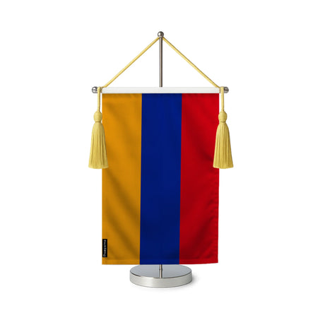 Fanion table drapeau arménie en polyester