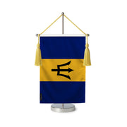 Fanion table drapeau barbade en polyester