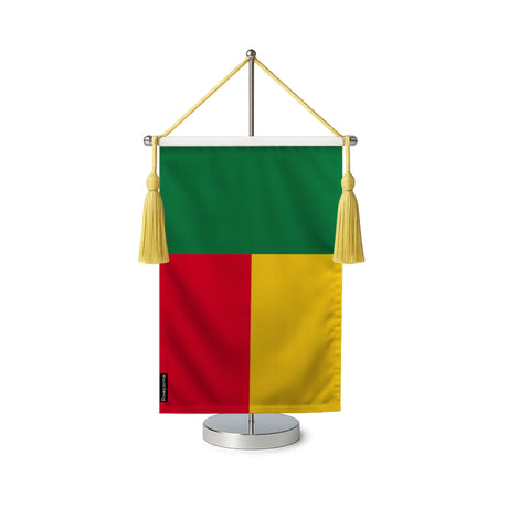 Fanion table drapeau bénin en polyester