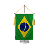 Fanion table drapeau brésil en polyester
