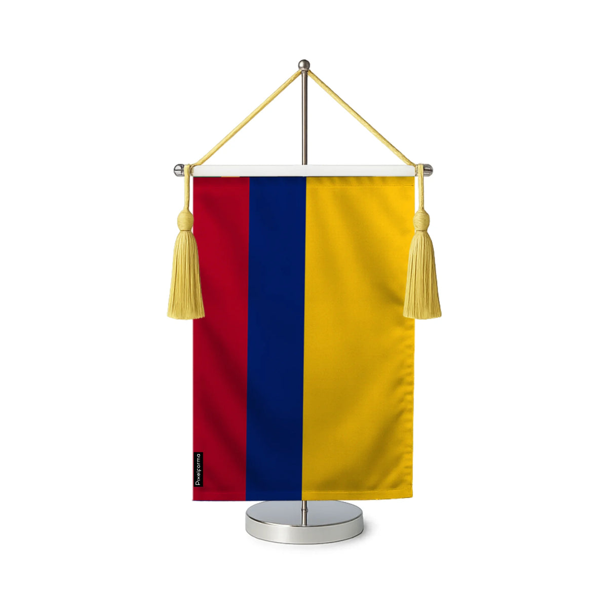 Fanion table drapeau colombie en polyester