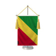 Fanion table drapeau congo en polyester