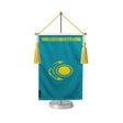 Fanion table drapeau du kazakhstan en polyester