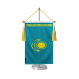 Fanion table drapeau du kazakhstan en polyester