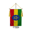 Fanion table drapeau éthiopie en polyester
