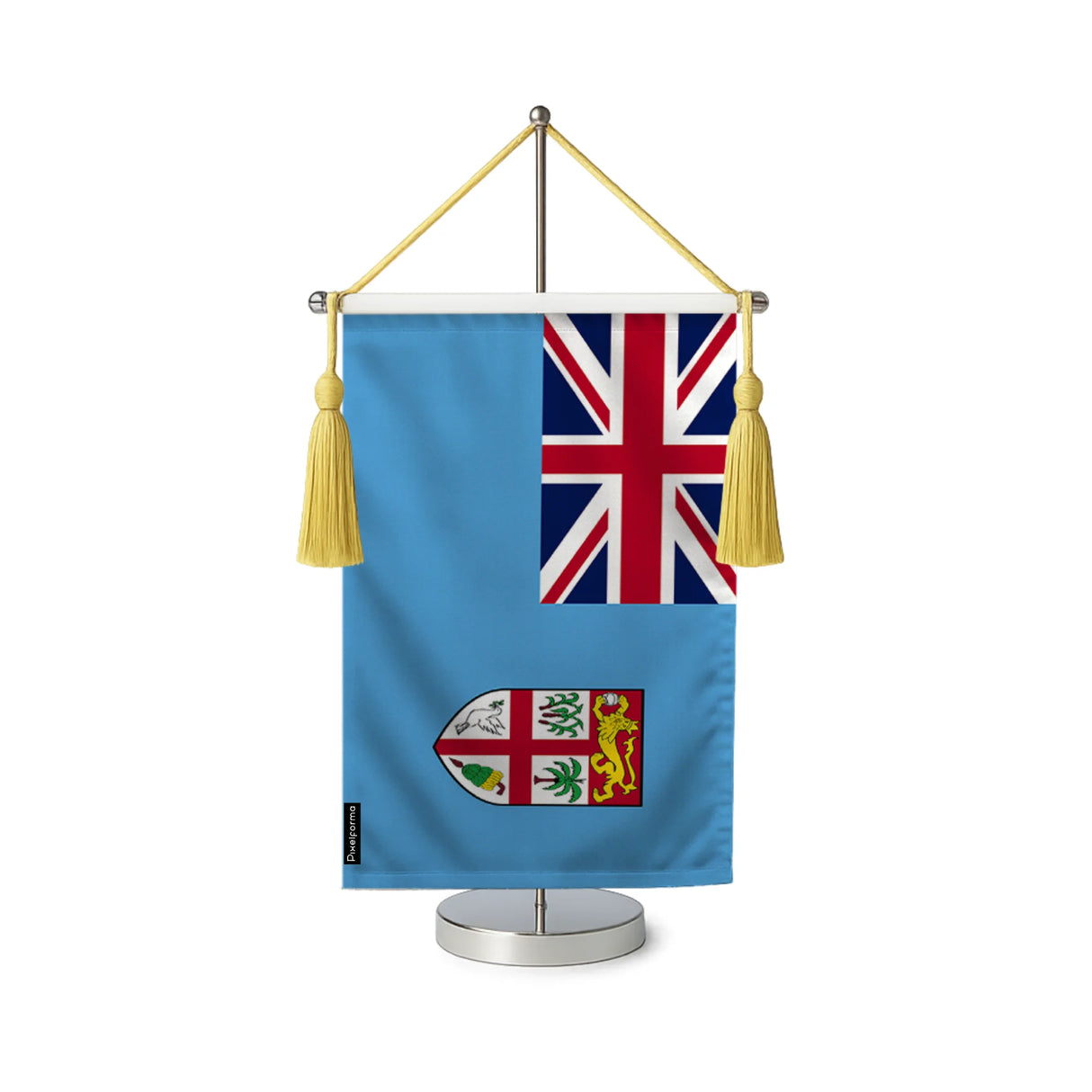 Fanion table drapeau fidji en polyester