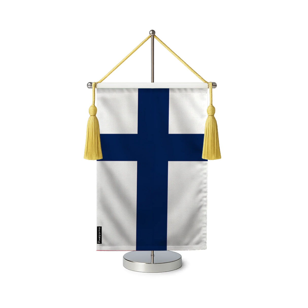 Fanion table drapeau finlande en polyester