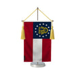 Fanion table drapeau géorgie en polyester