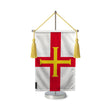 Fanion table drapeau guernesey en polyester