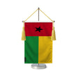 Fanion table drapeau guinée-bissau en polyester