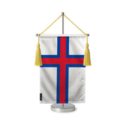 Fanion table drapeau îles féroé en polyester