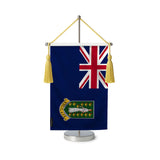 Fanion table drapeau îles vierges britanniques en polyester
