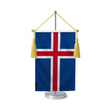 Fanion table drapeau islande en polyester