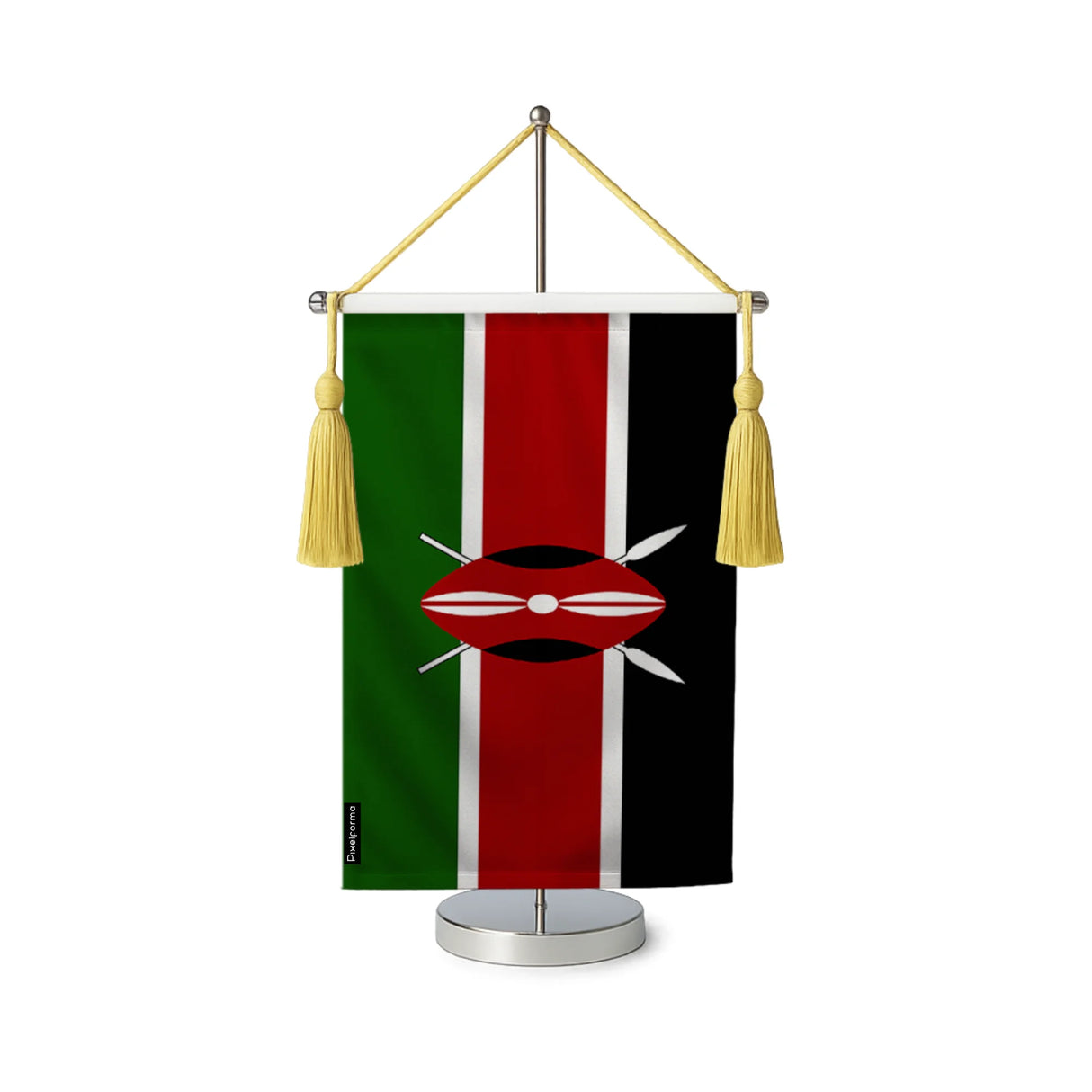 Fanion table drapeau kenya en polyester