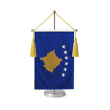 Fanion table drapeau kosovo en polyester