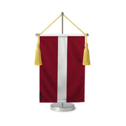 Fanion table drapeau lettonie en polyester