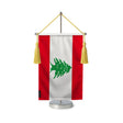 Fanion table drapeau liban en polyester
