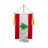 Fanion table drapeau liban en polyester