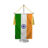 Fanion table drapeau l’inde en polyester