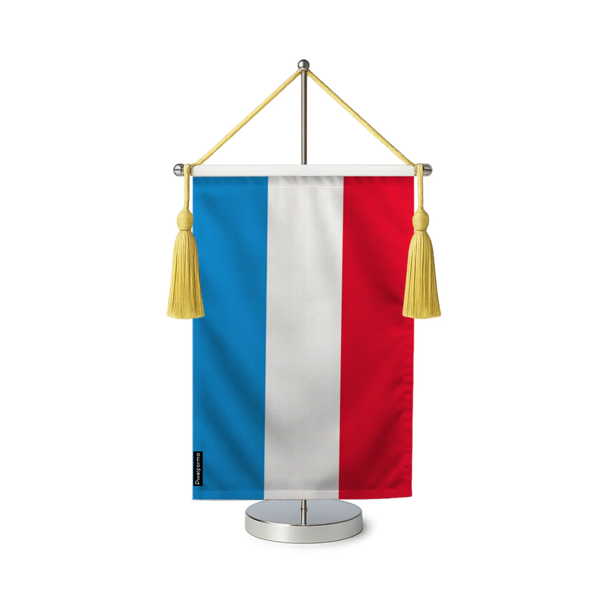 Fanion table drapeau luxembourg en polyester